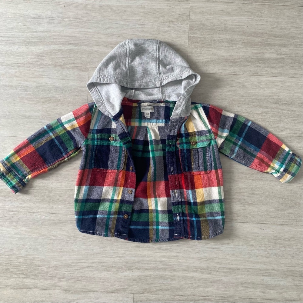 Hooded flannel